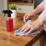 Removing Hair Dye From Wood Table