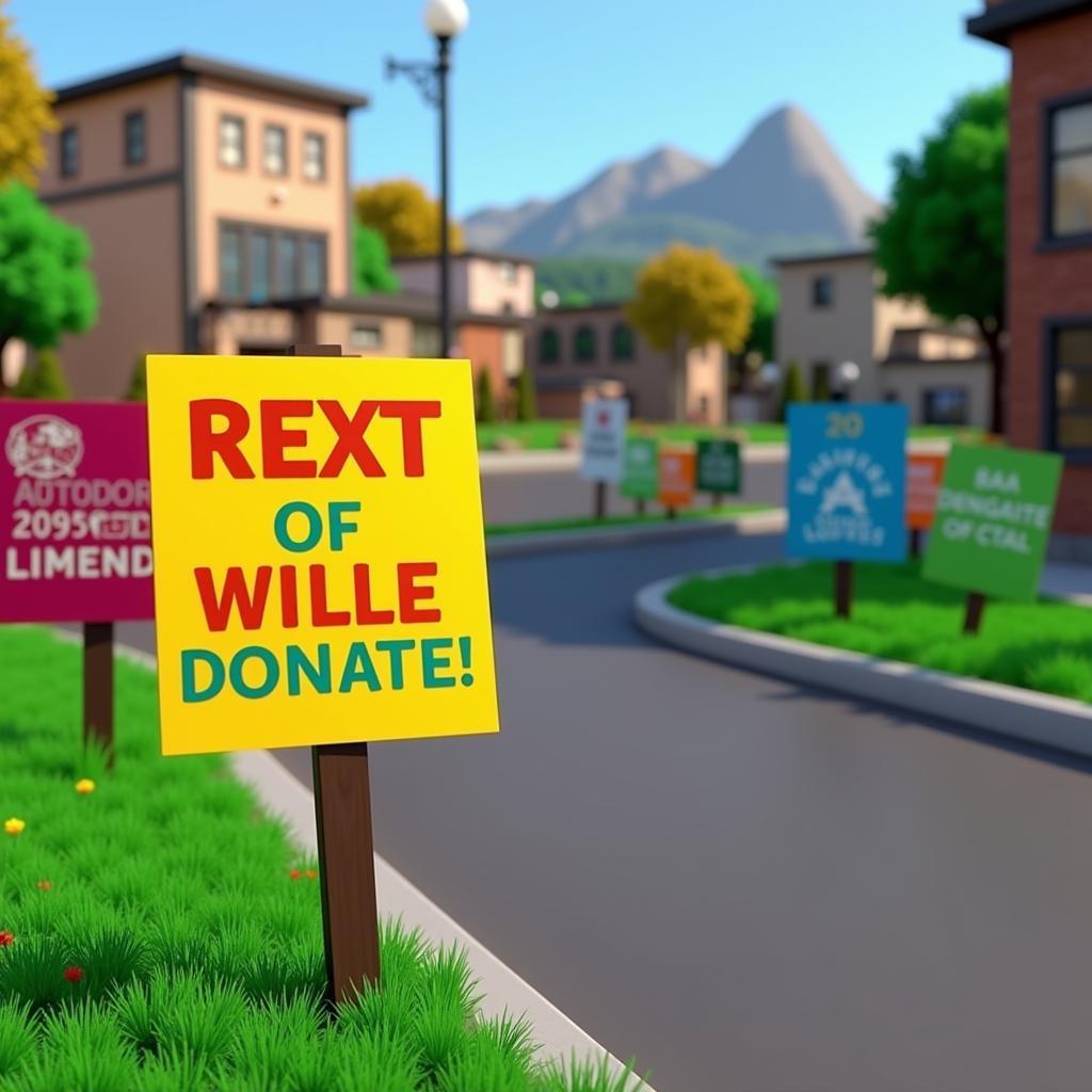 Roblox Donation Signs