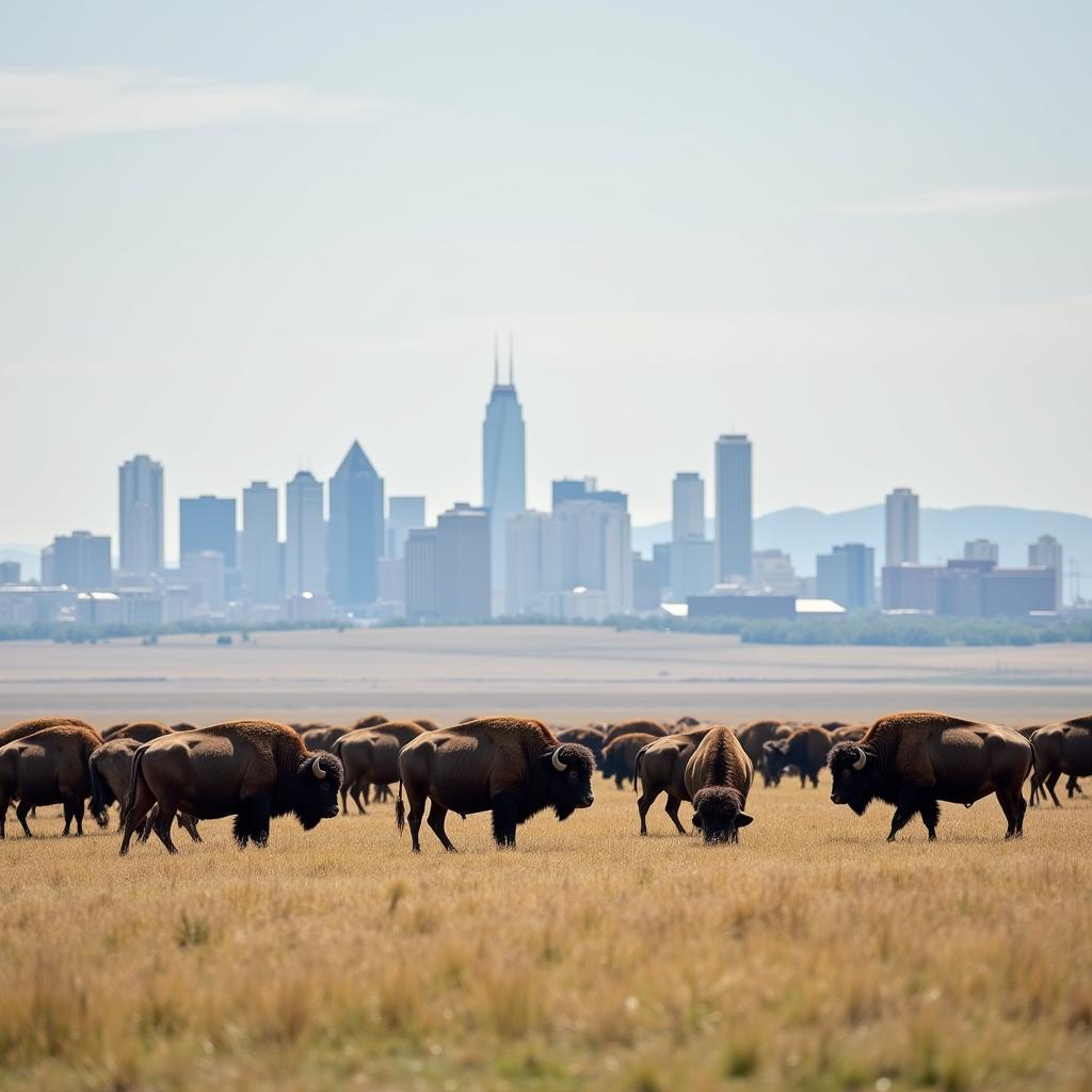 Buffalo Herd at Rocky Mountain Arsenal