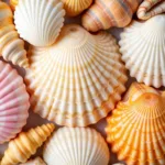 Seashells in Various Colors