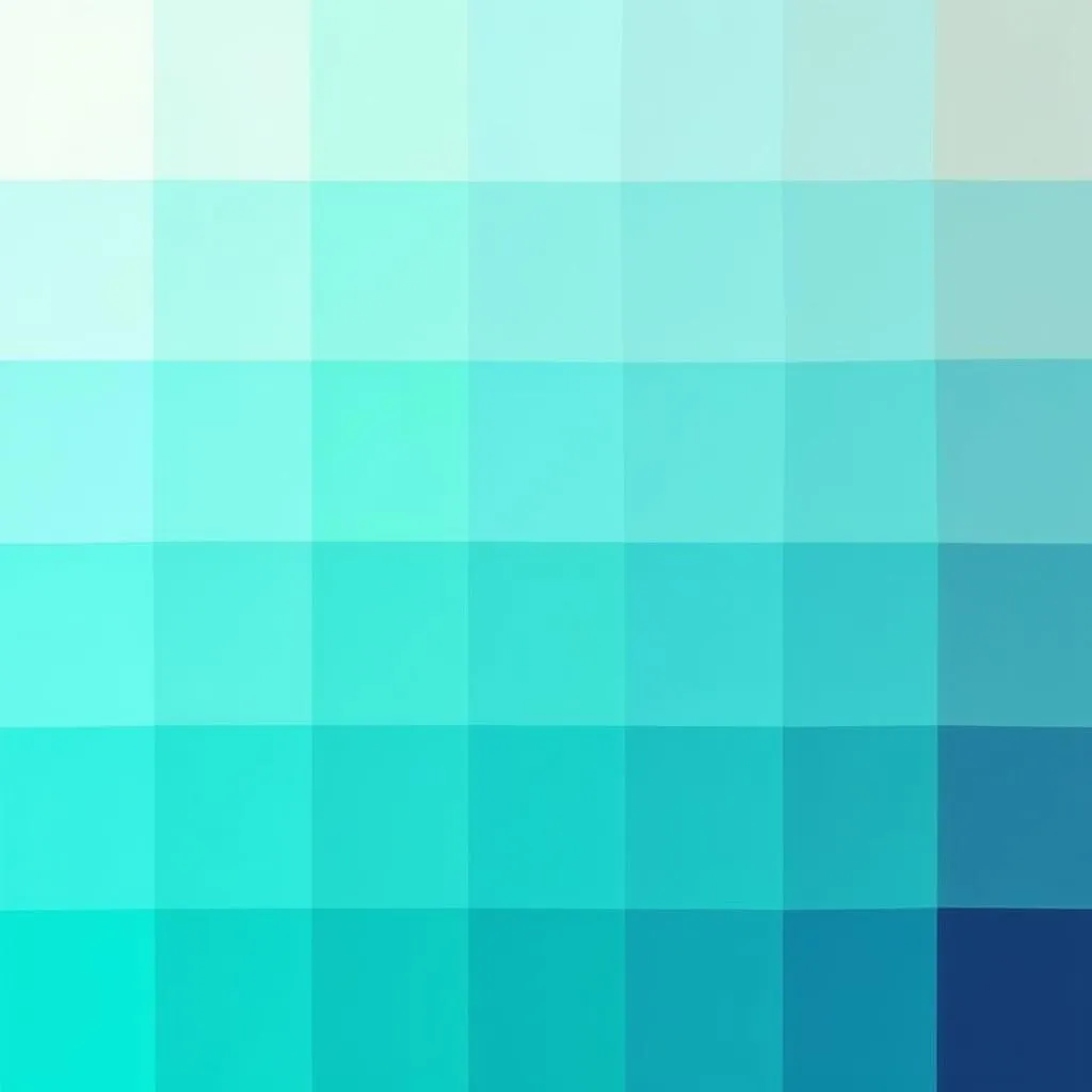 Various Shades of Turquoise