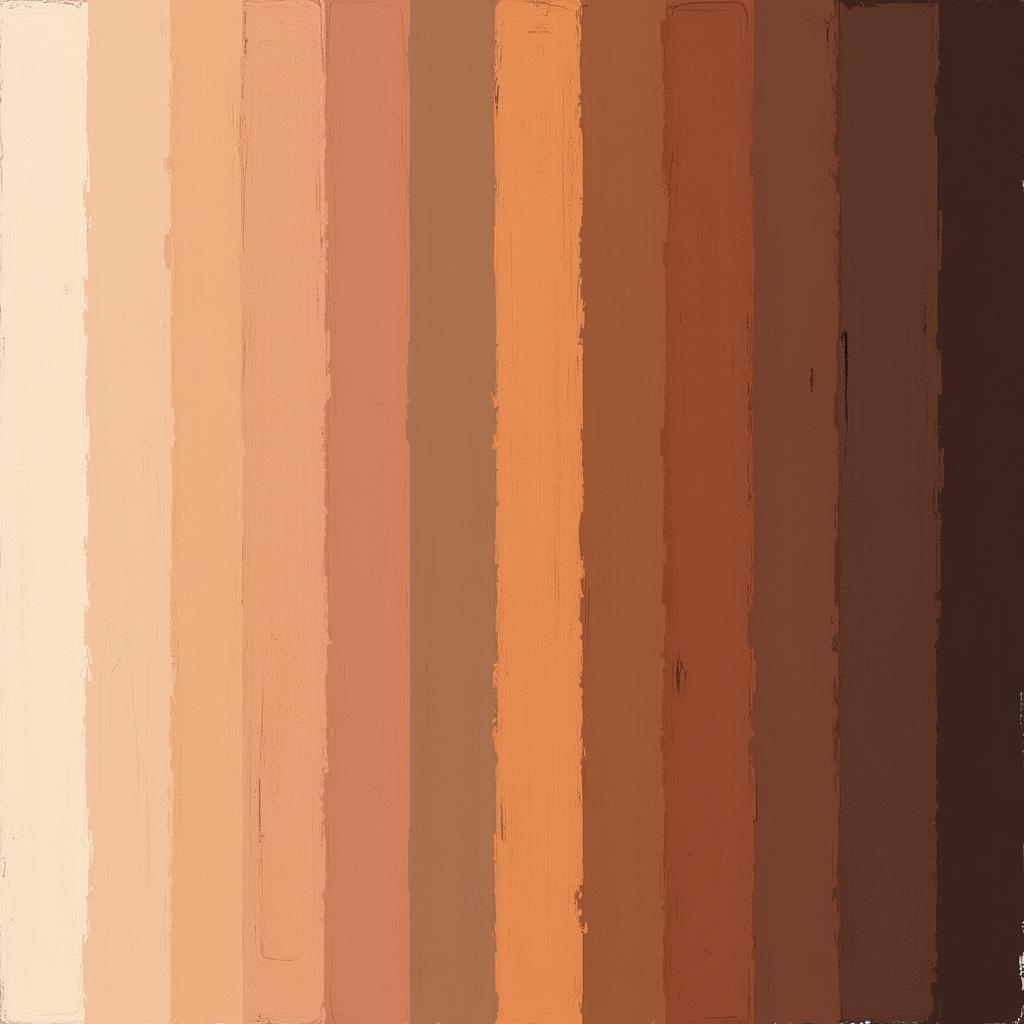 Diverse Skin Tone Palette