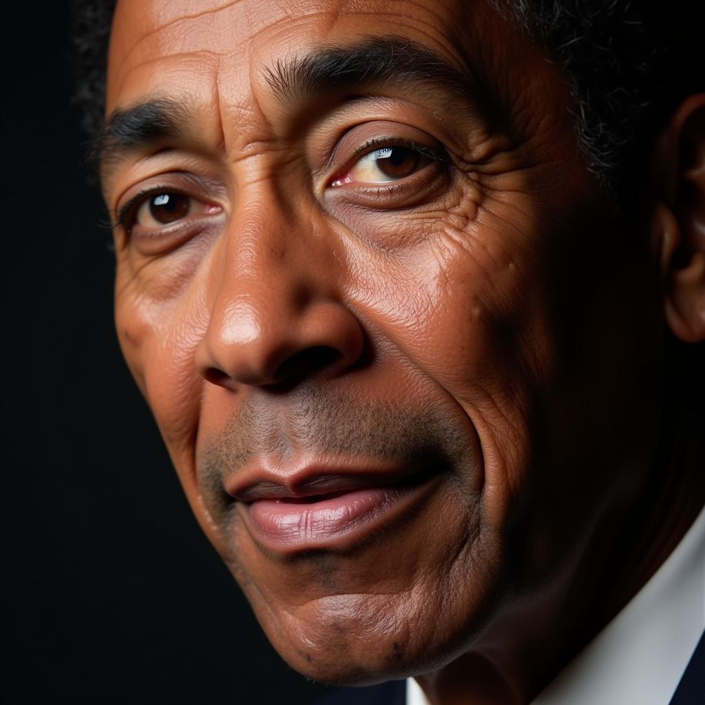 Smokey Robinson close-up portrait