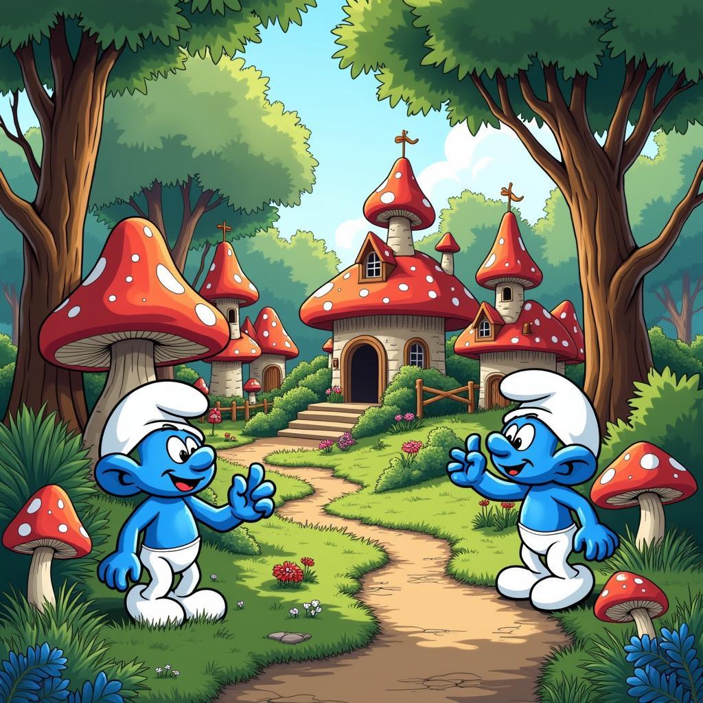 The Smurfs' Village