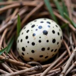 Sparrow Egg Speckling for Camouflage