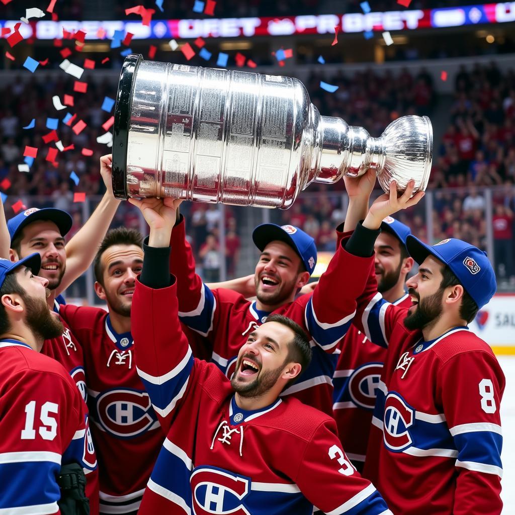 Stanley Cup Champions Celebrating