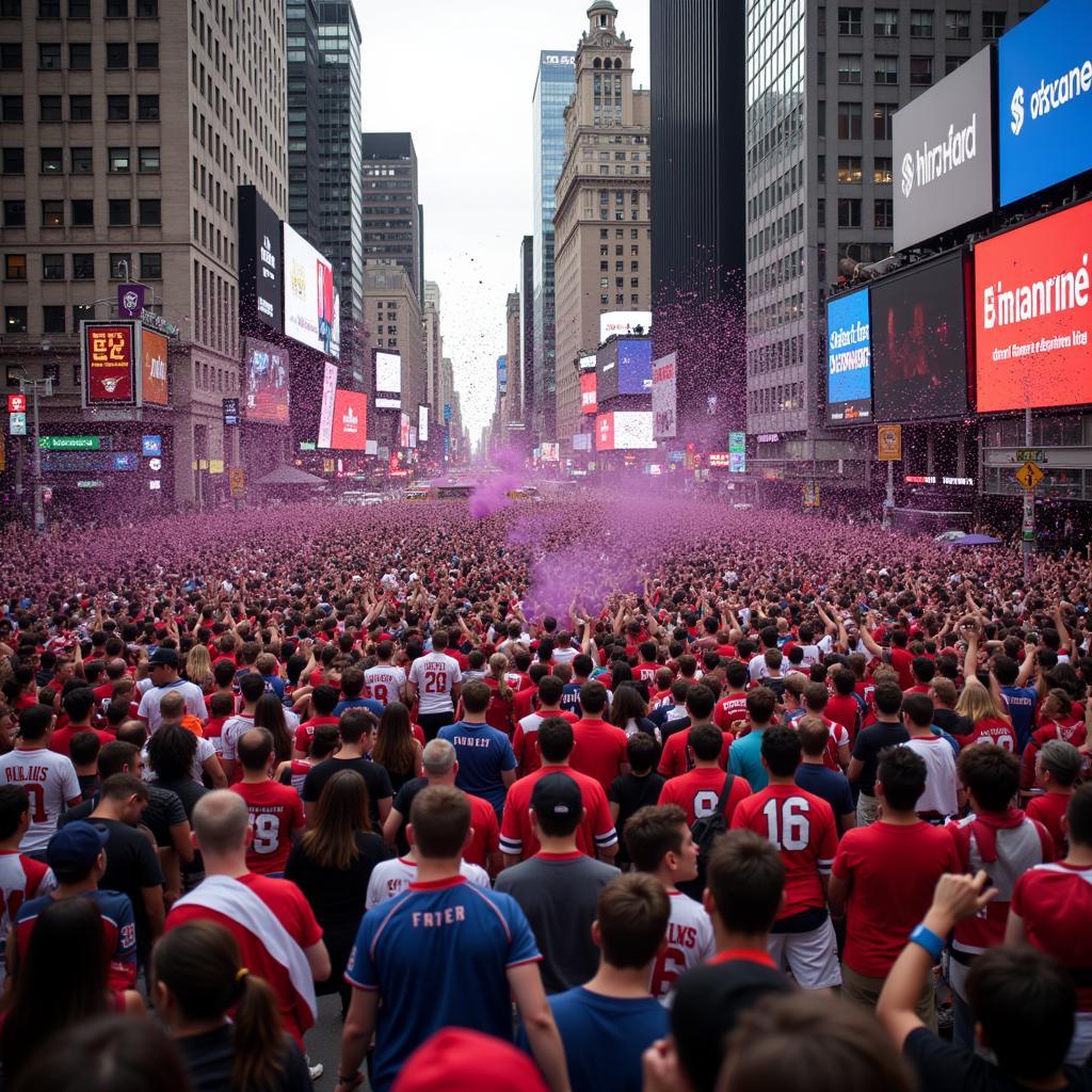 Stanley Cup Victory Parade with Fans