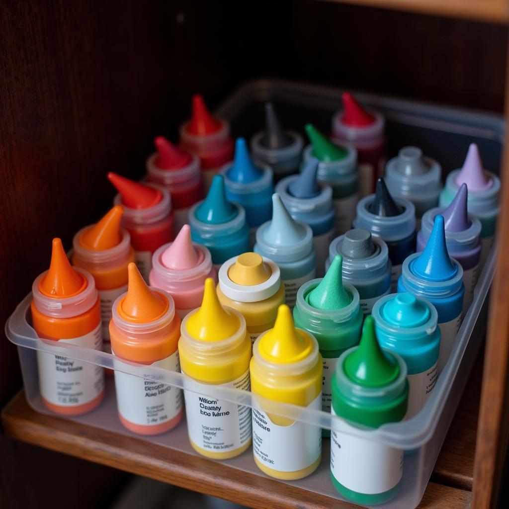 Storing Wilton Icing Colors Properly