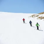 Skiing on a sunny day in Colorado