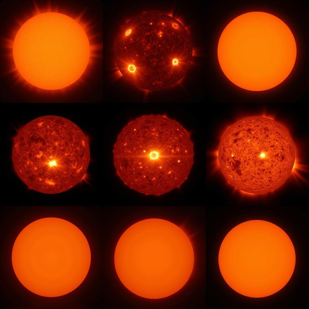 Sun in Various Wavelengths