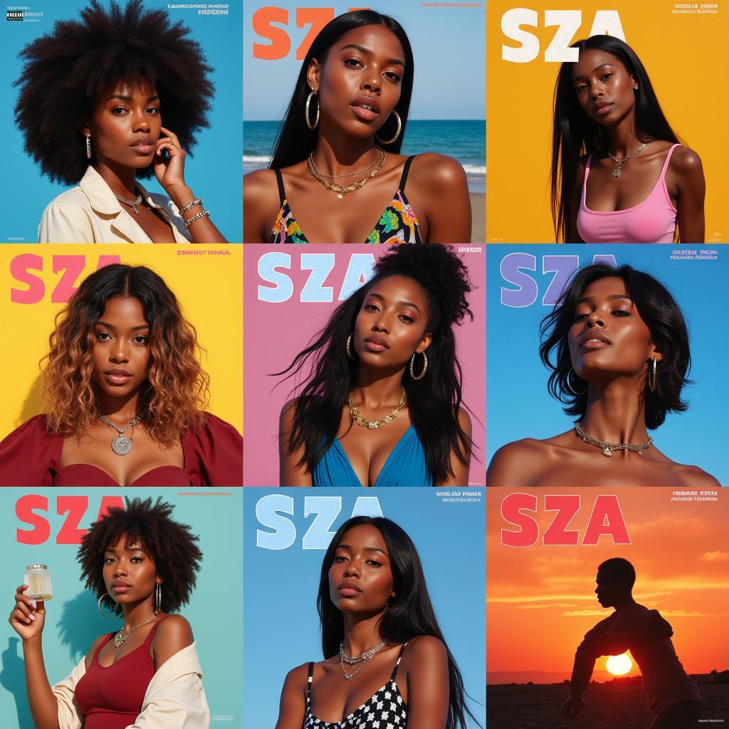 SZA album covers