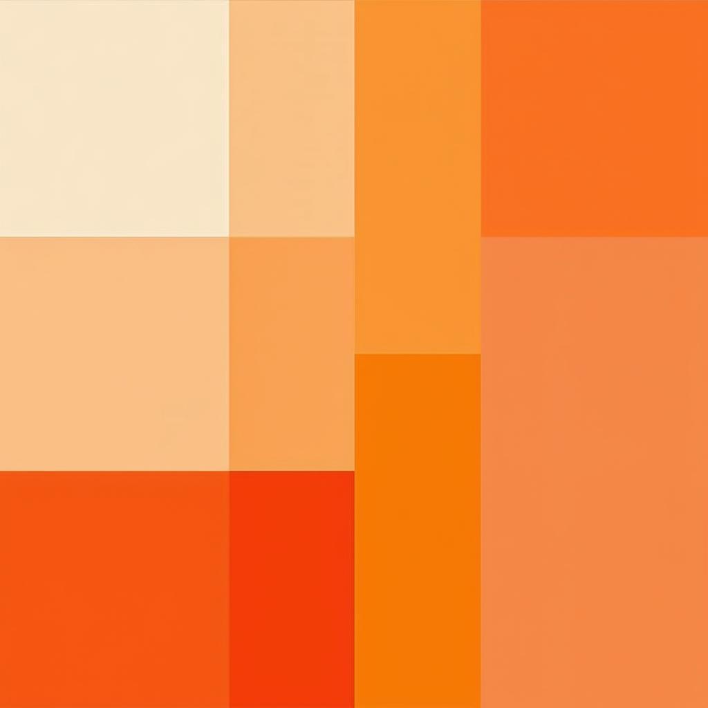 Tangerine color palette