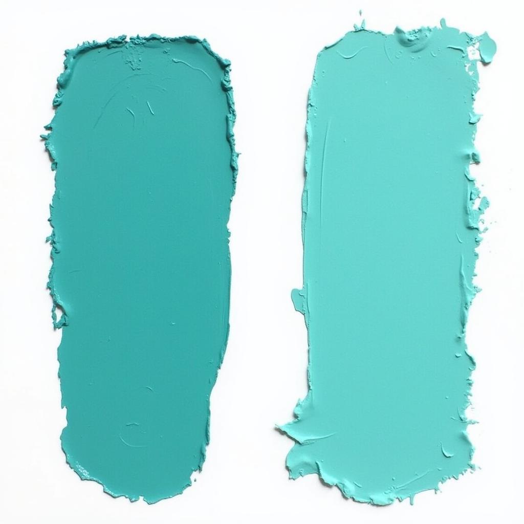 Teal and Turquoise Color Comparison