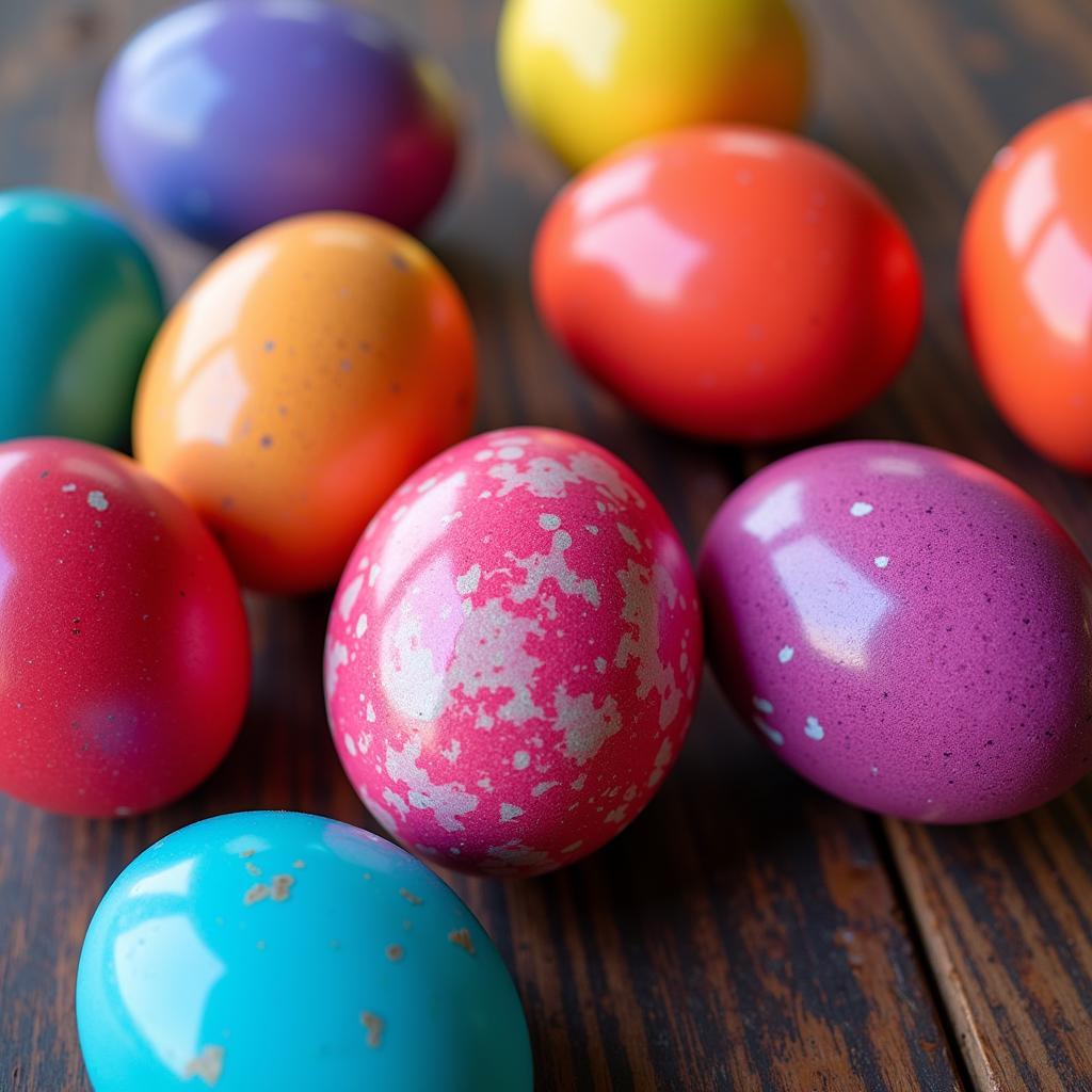 Vibrant Vinegar-Dyed Eggs