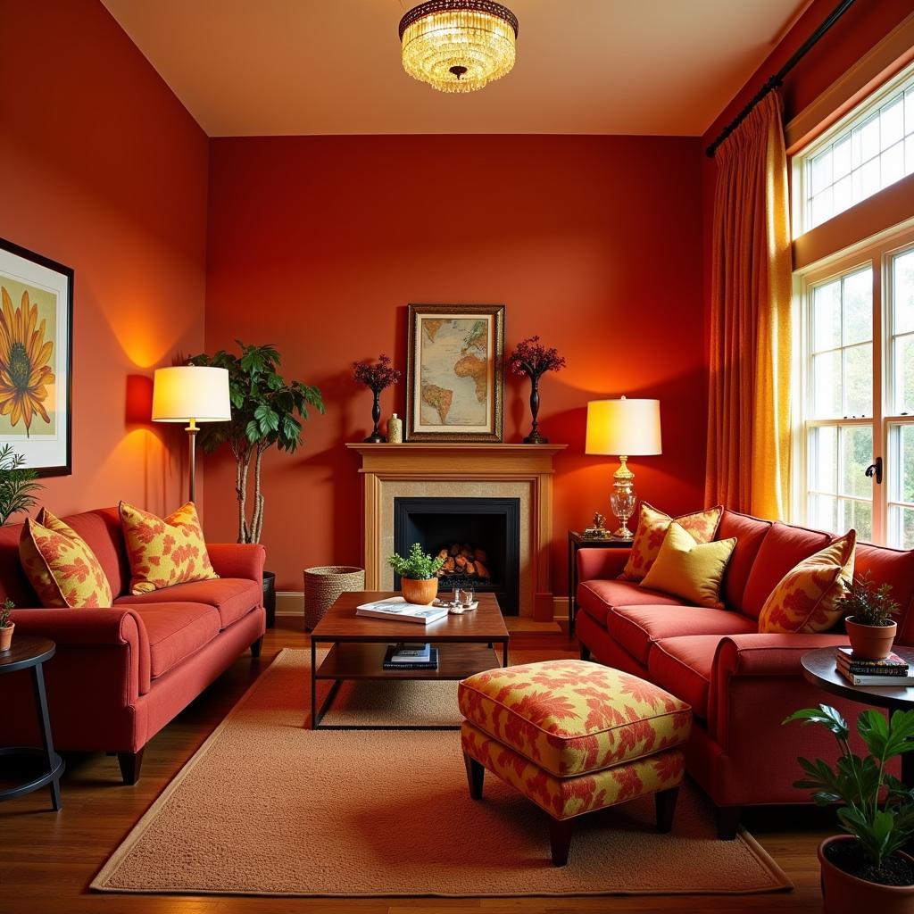 Warm Color Palette in Interior Design