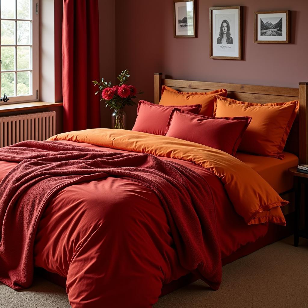 Warm color sheets