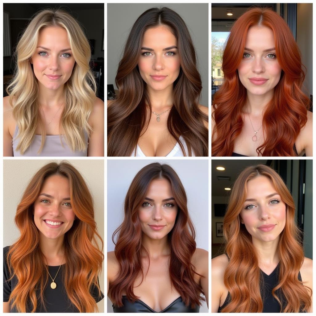 Warm Hair Color Ideas