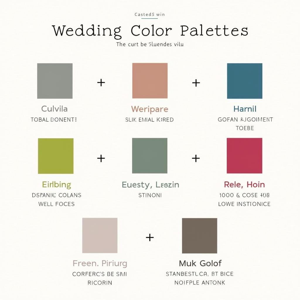 Wedding Color Palettes