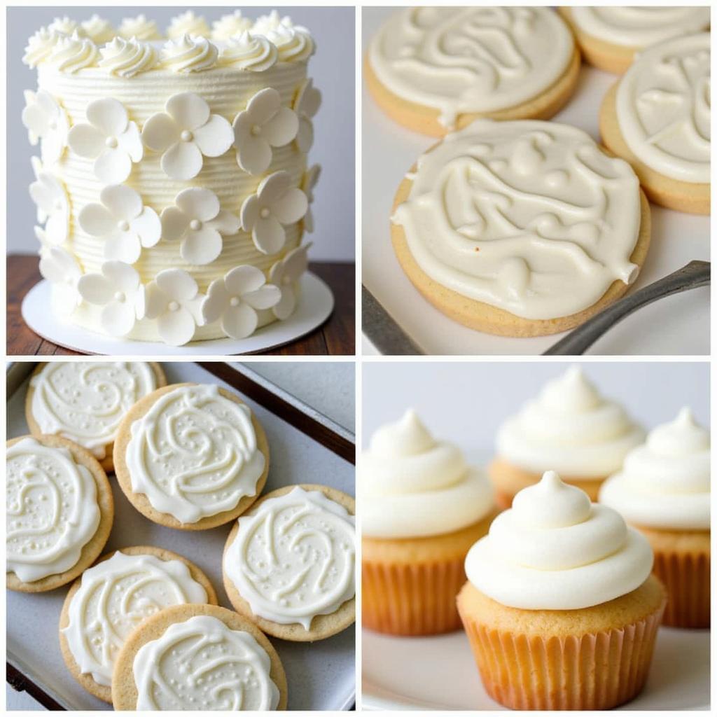 White Food Coloring Application Examples