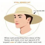 Wide Brimmed Hat for Sun Protection