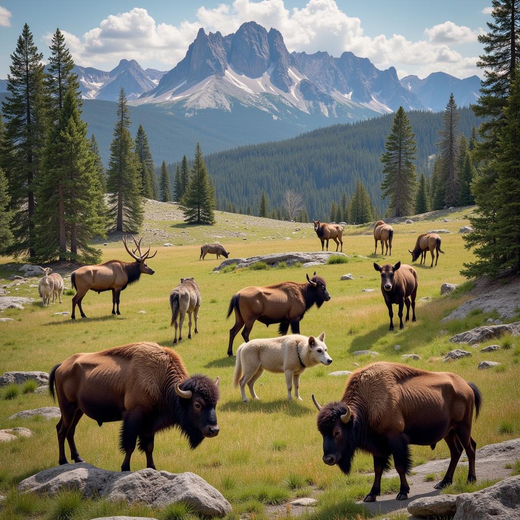 Yellowstone National Park Wildlife