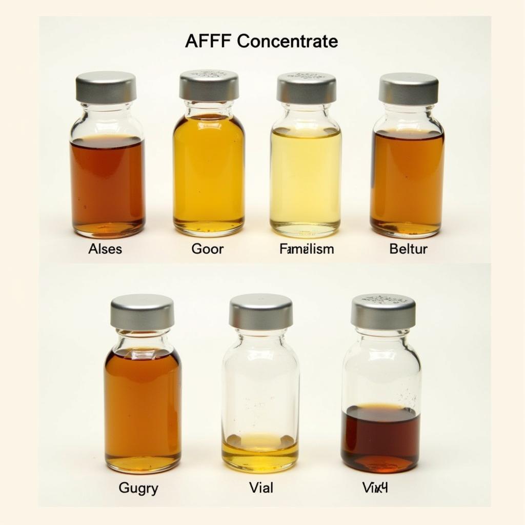 AFFF Concentrate Color Variations