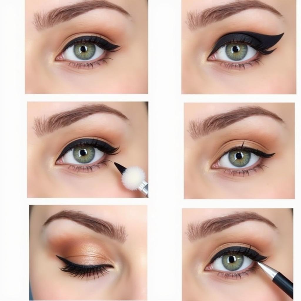 Step-by-Step Eyeshadow Application for Green Eyes