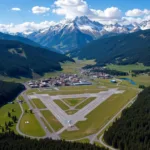 Aspen Airport Aerial View