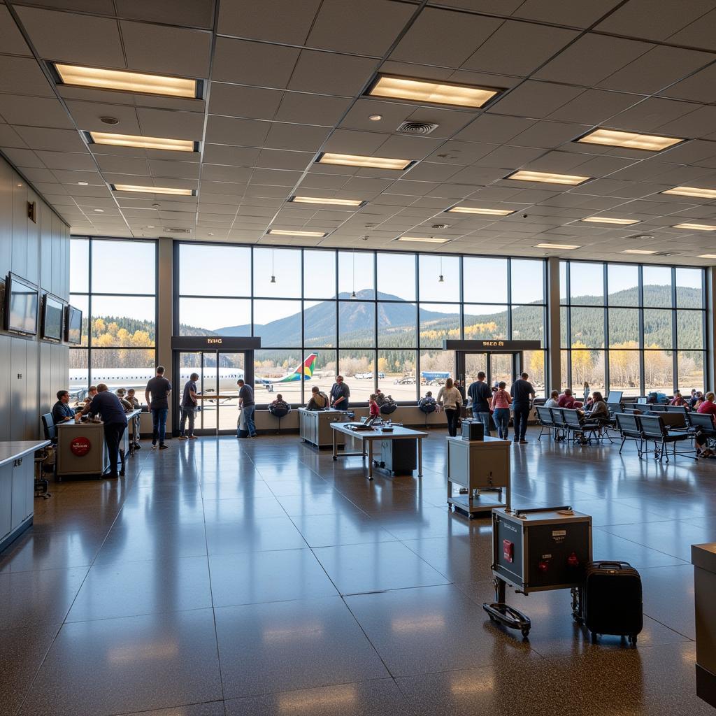 Aspen Airport Terminal Interior