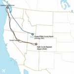 Flight Map from Atlanta to Colorado