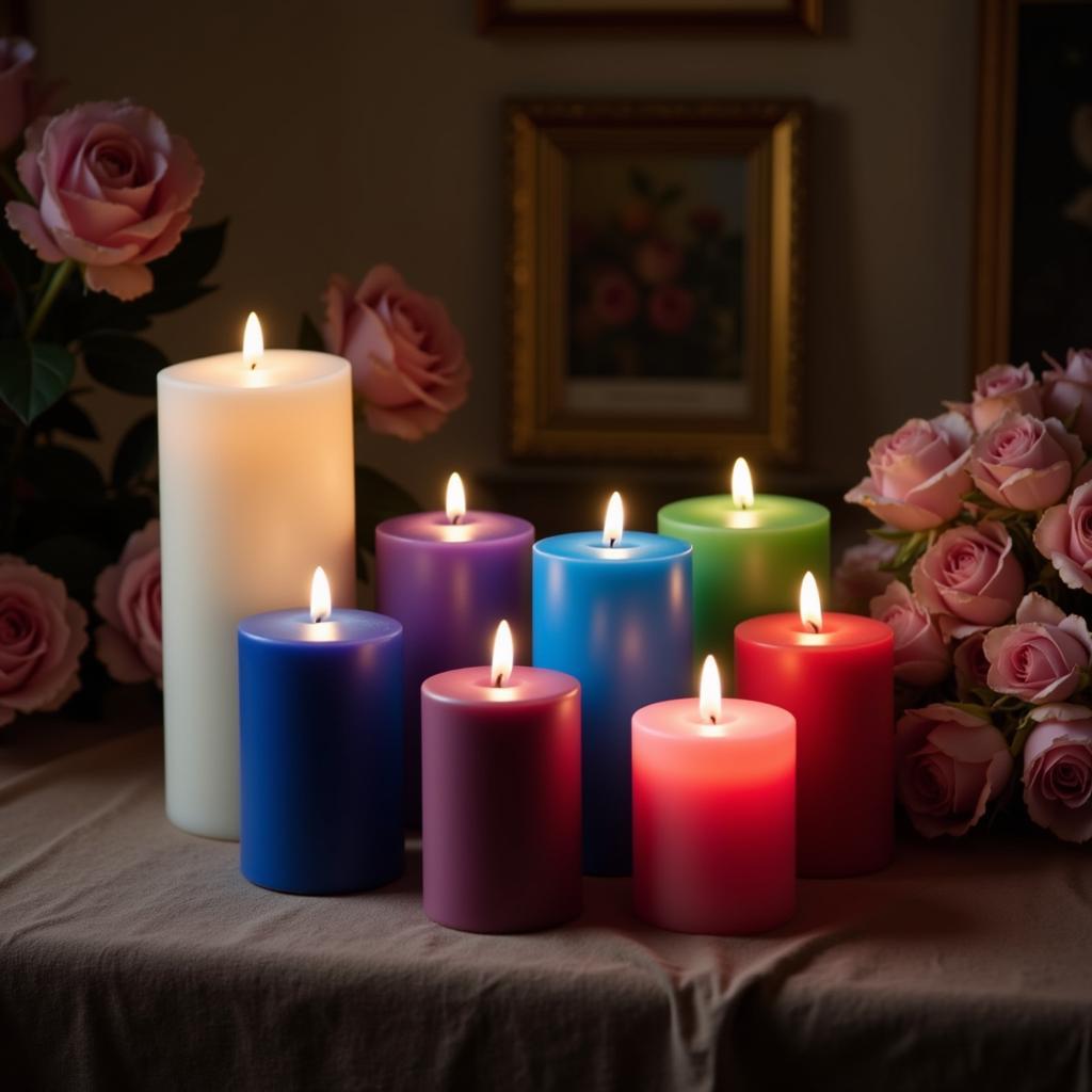 Candle Colors for a Memorial Service: A Guide to Symbolic Meanings