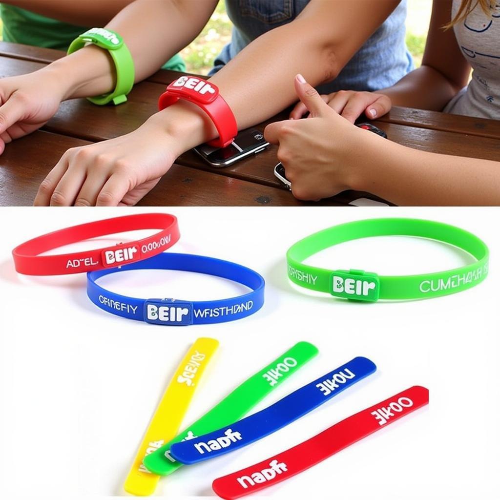 Carnival Wristbands in Different Colors