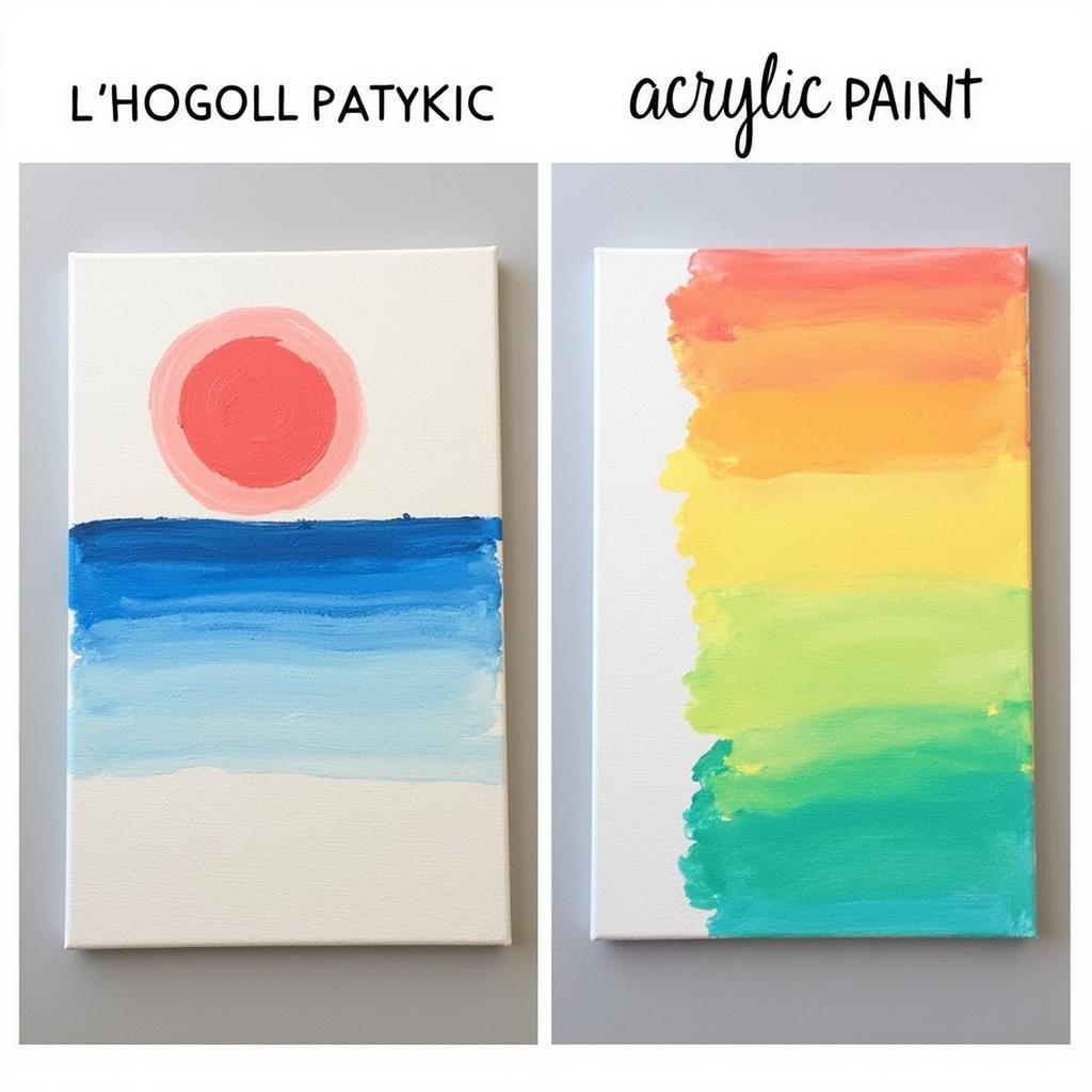 Changing Colors on Canvas: Oil vs. Acrylic