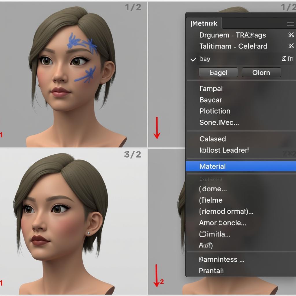 Changing Face Color by Selection