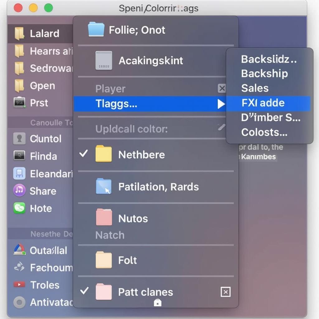 Changing Mac Folder Color with Labels