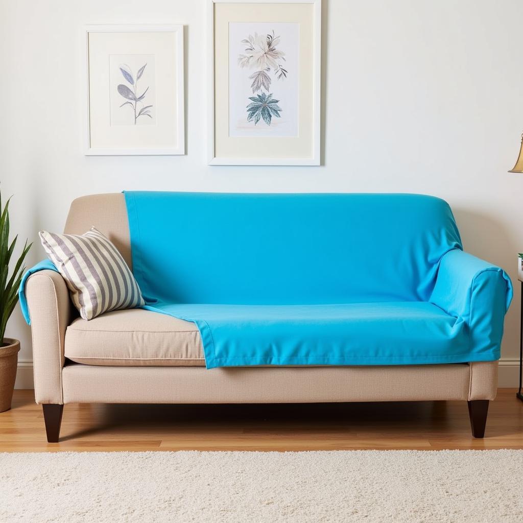 Changing Sofa Color with a Slipcover