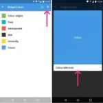 Changing Widget Colors on Android