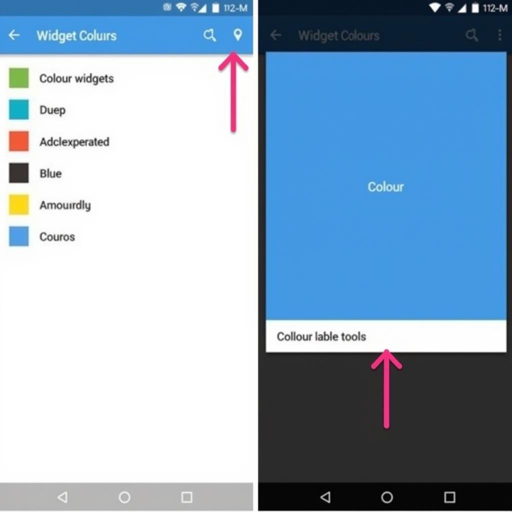 Changing Widget Colors on Android