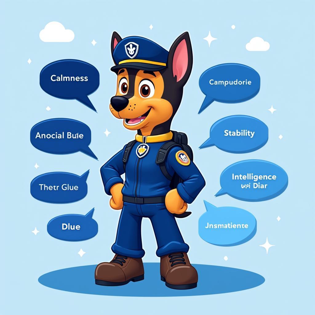 Chase and the Psychology of Blue in Paw Patrol