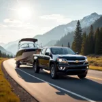 Chevy Colorado Towing a Boat