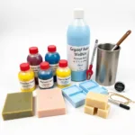 Melt and Pour Soap Making Supplies: Dyes, Base, and Tools