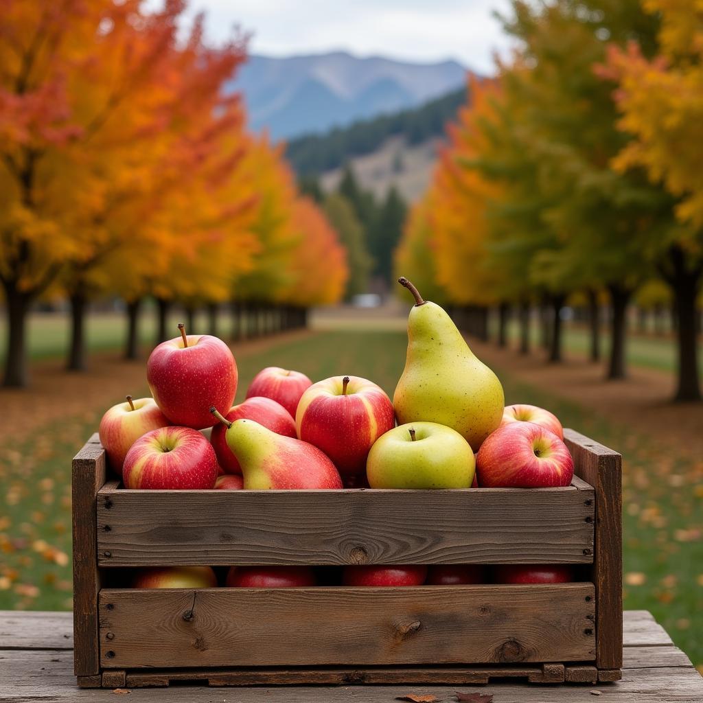 Colorado Autumn Harvest: Apples, Pears, and Plums