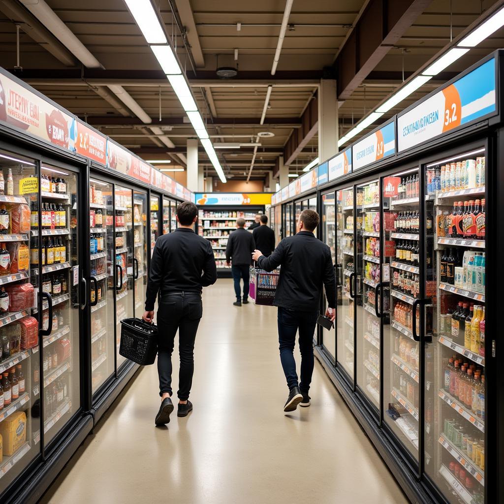 Beer Aisle in a Colorado Grocery Store