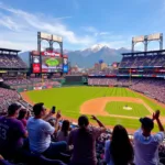 Colorado Rockies vs Arizona Diamondbacks Game at Coors Field