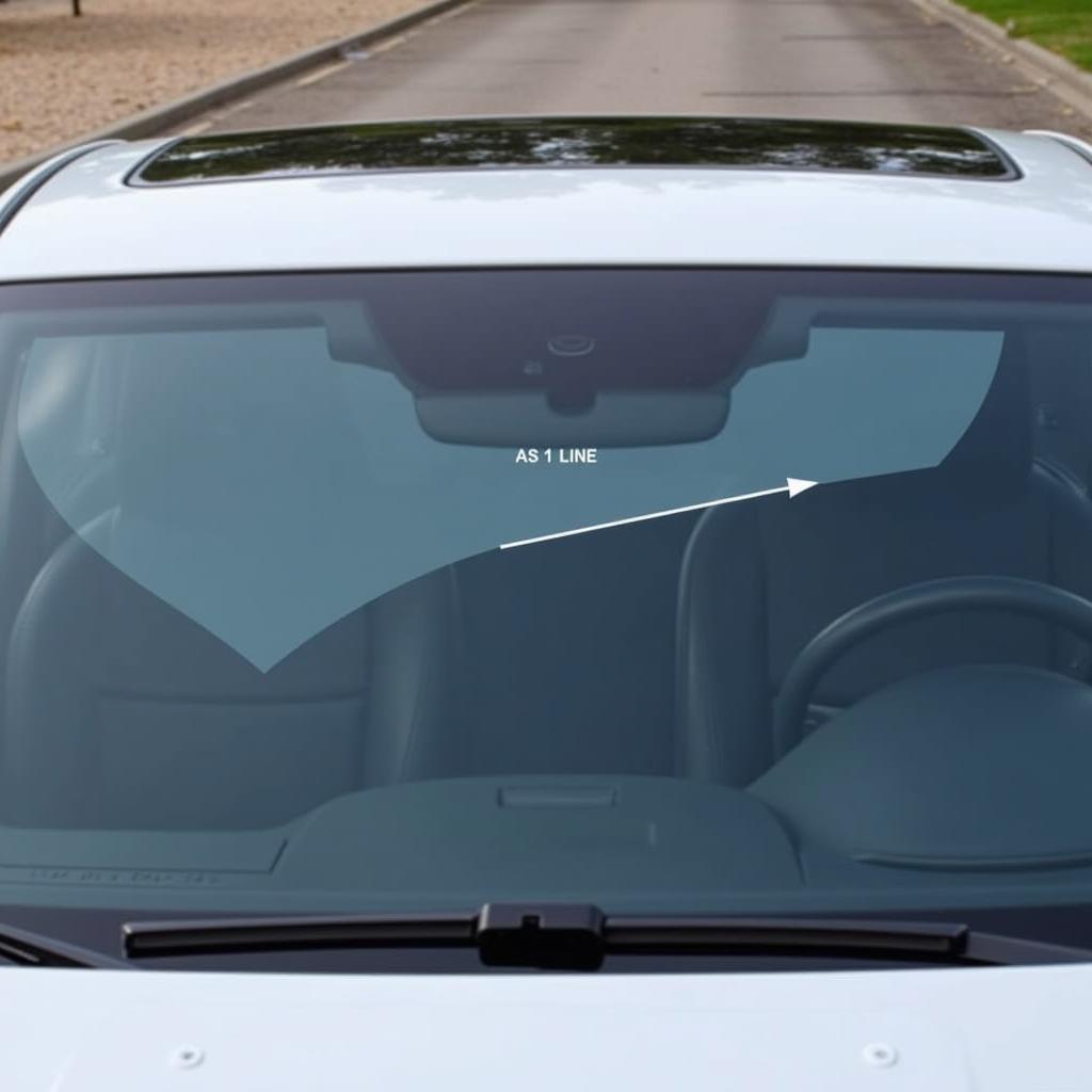 Colorado Windshield Tint AS-1 Line