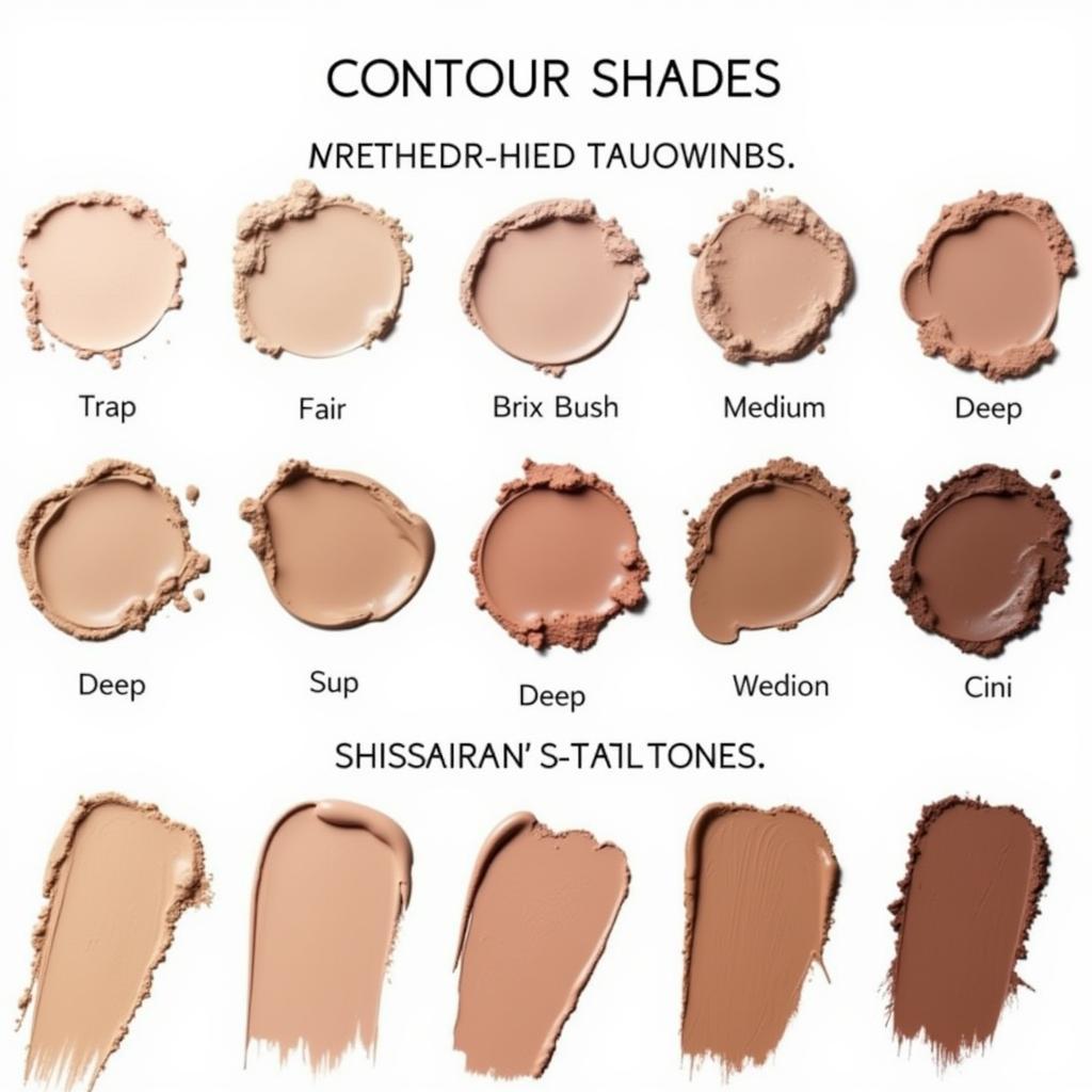 Contour Shades for Fair, Medium and Deep Skin Tones