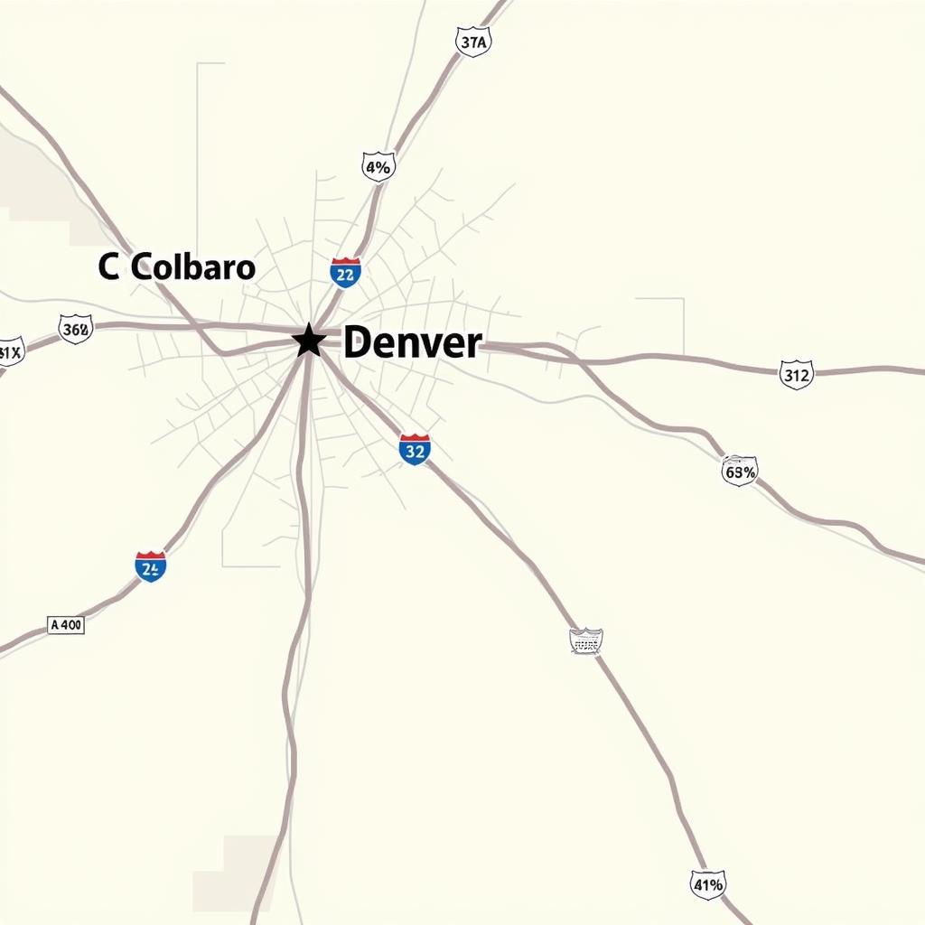 Denver-Aurora Map Showing Proximity