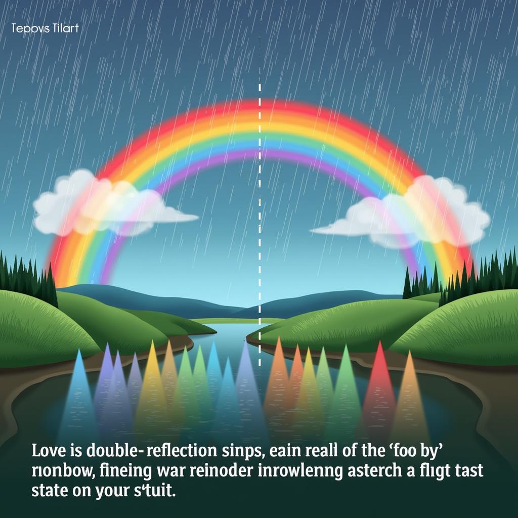 Double Rainbow Formation and Color Reversal