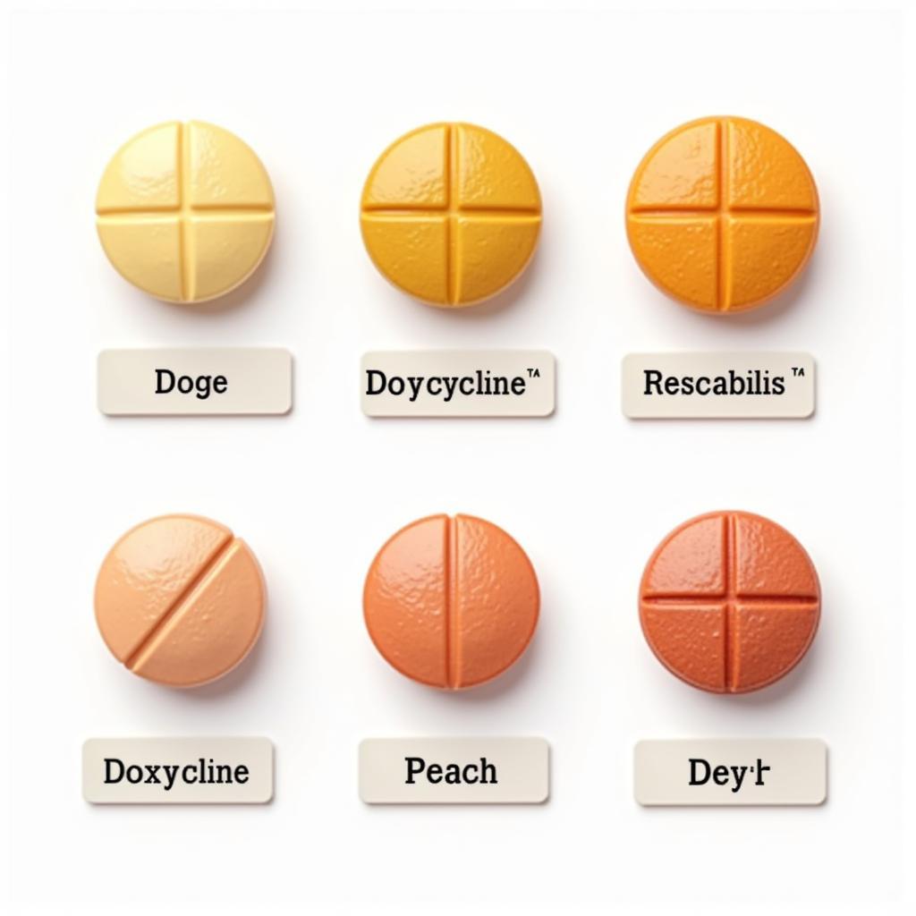 Doxycycline Pill Color Variations: Yellow, Orange, Peach