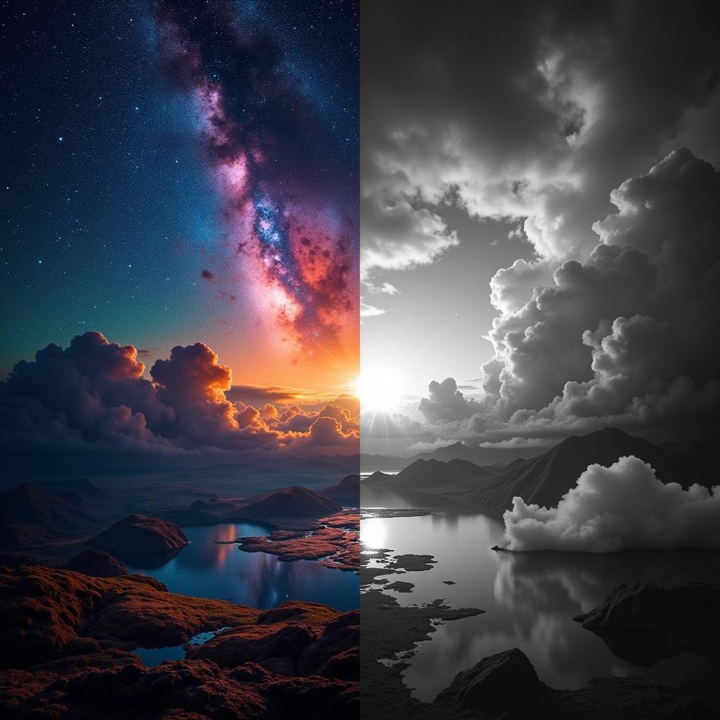 Dreaming in Color vs. Black and White: A Visual Representation of the Difference